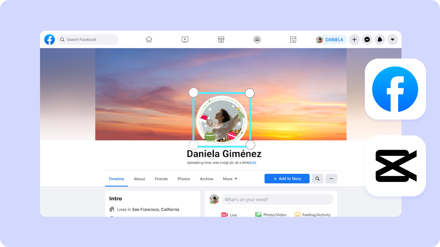 Hogyan hozhatok létre facebook profilkeretet