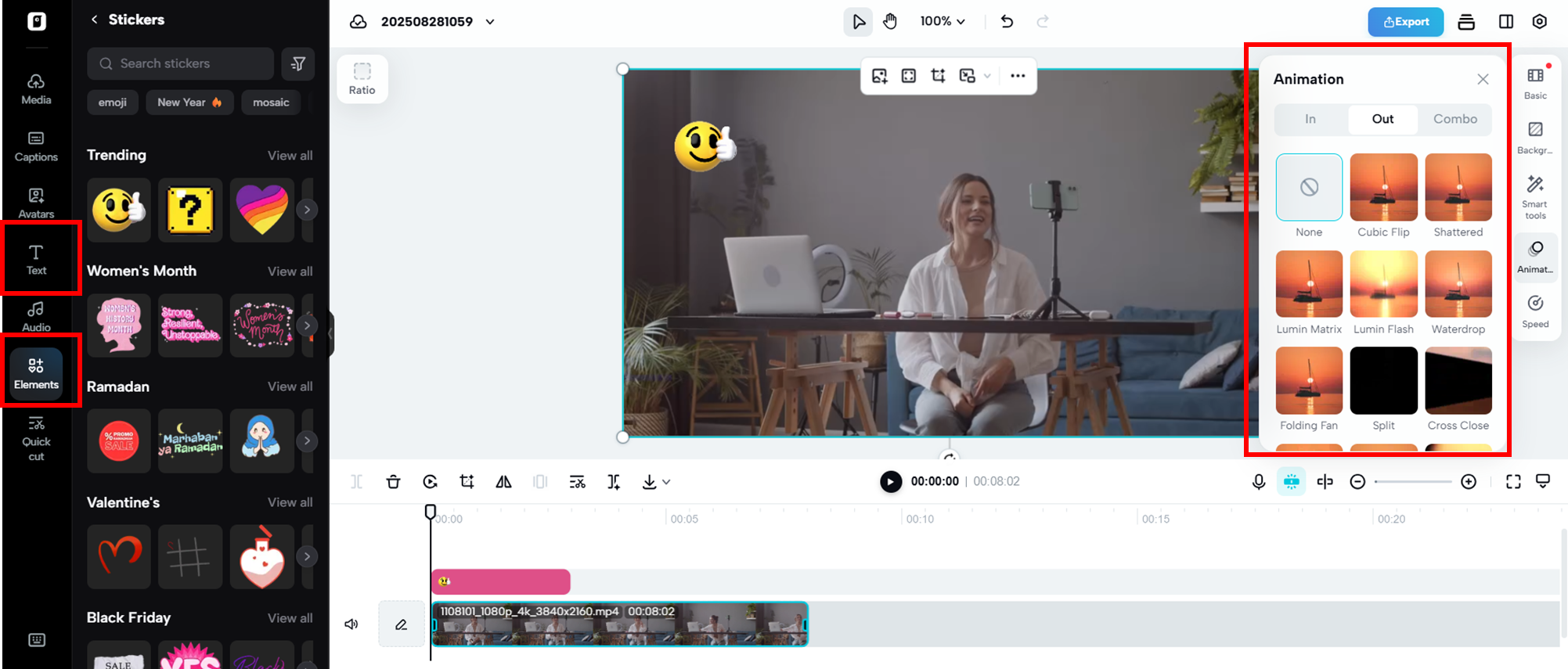 Carregar vídeo e adicionar sobreposição