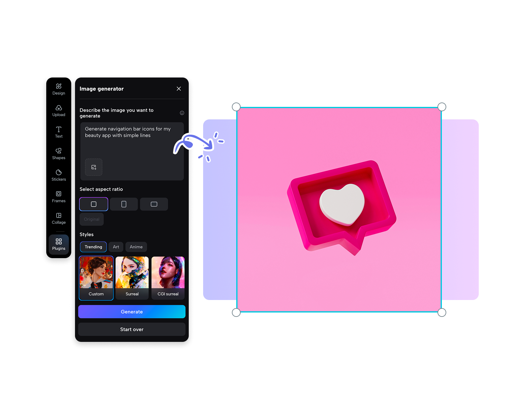 Libreng Online AI Favicon Generator