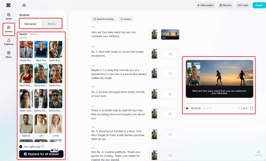 Interface de l' CapCut éditeur vidéo de bureau - un moyen simple de créer un contenu vidéo court tendance