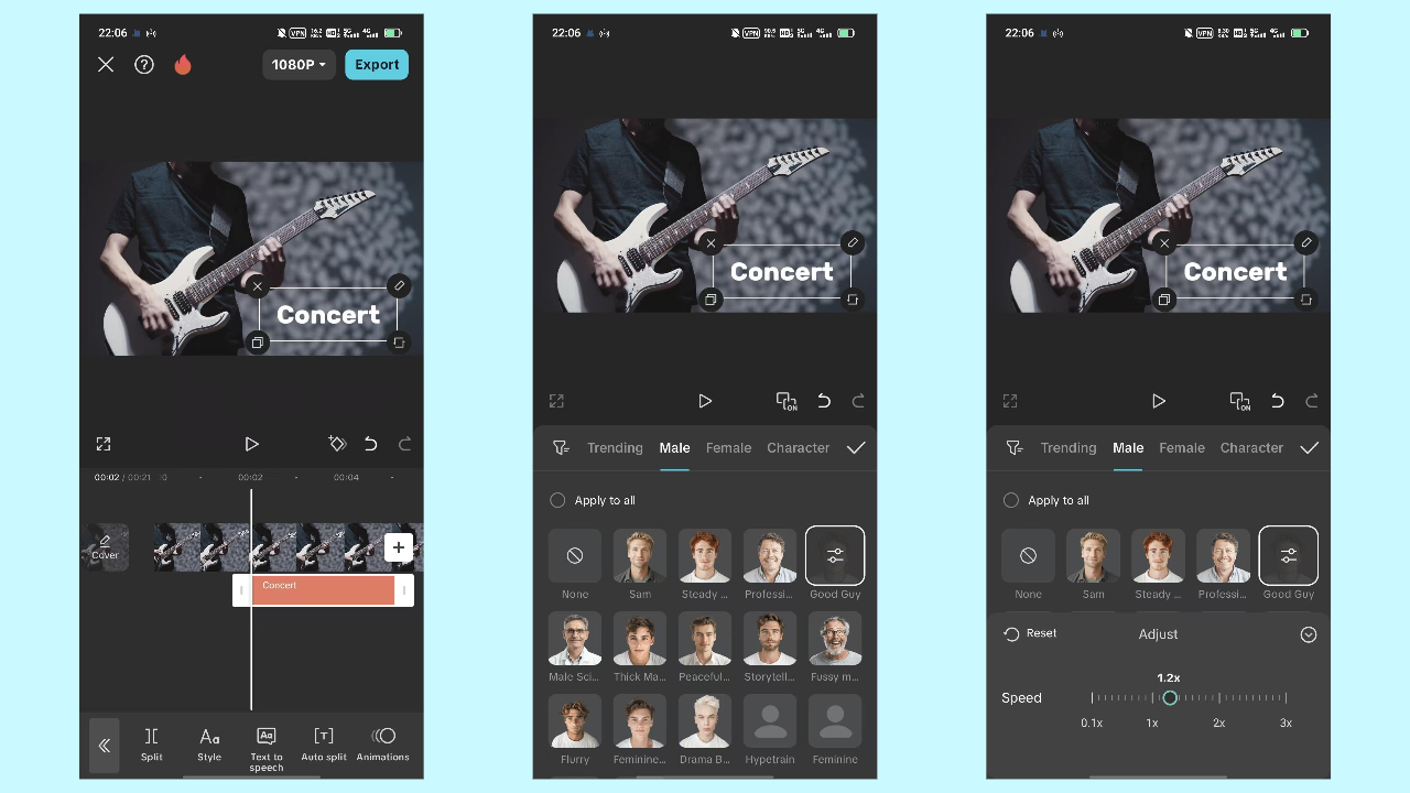 Text-zu-Sprache-Option verwenden