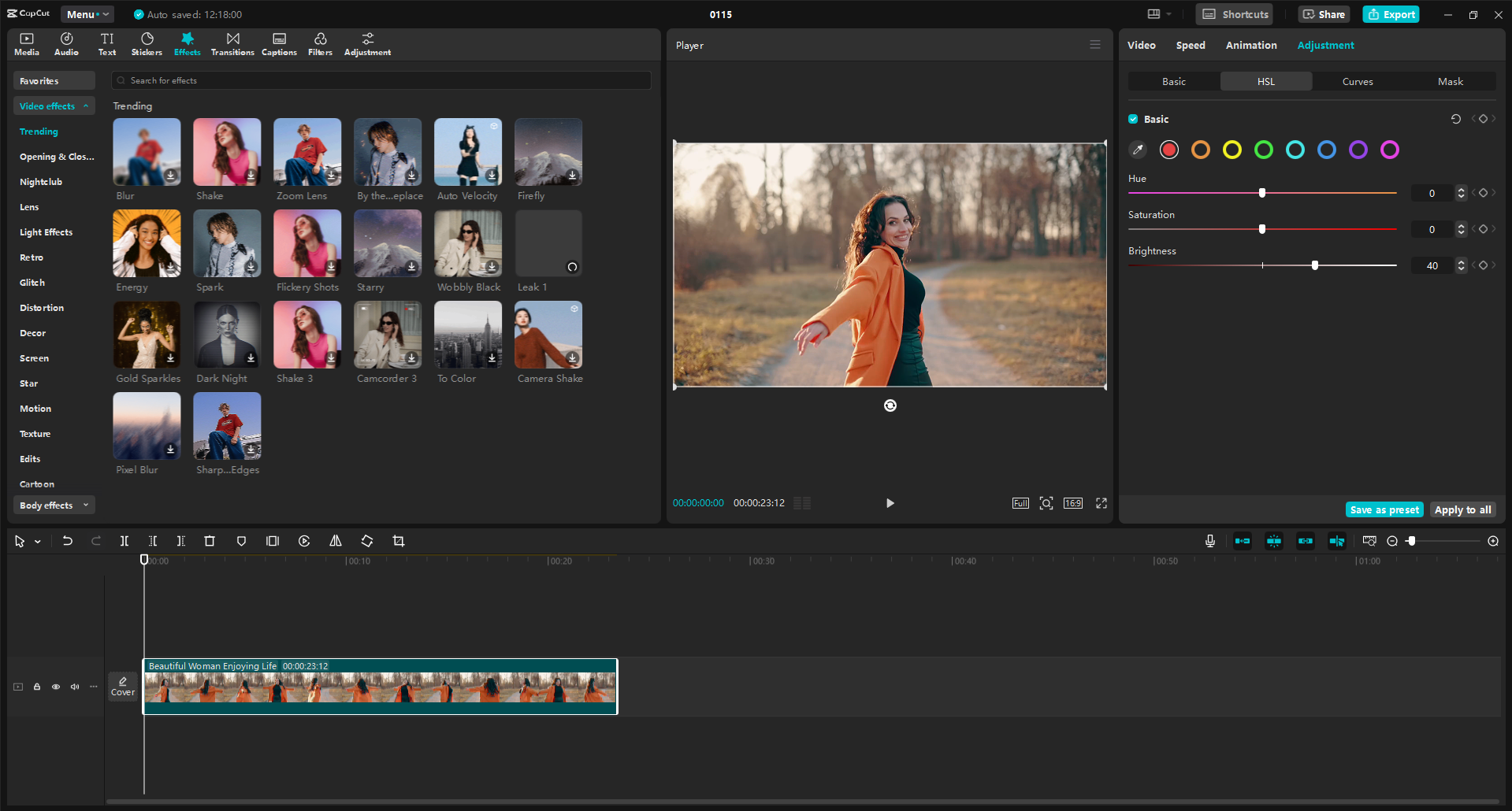 Interface de l' CapCut éditeur vidéo de bureau - la meilleure façon d'éditer des vidéos pour YouTube