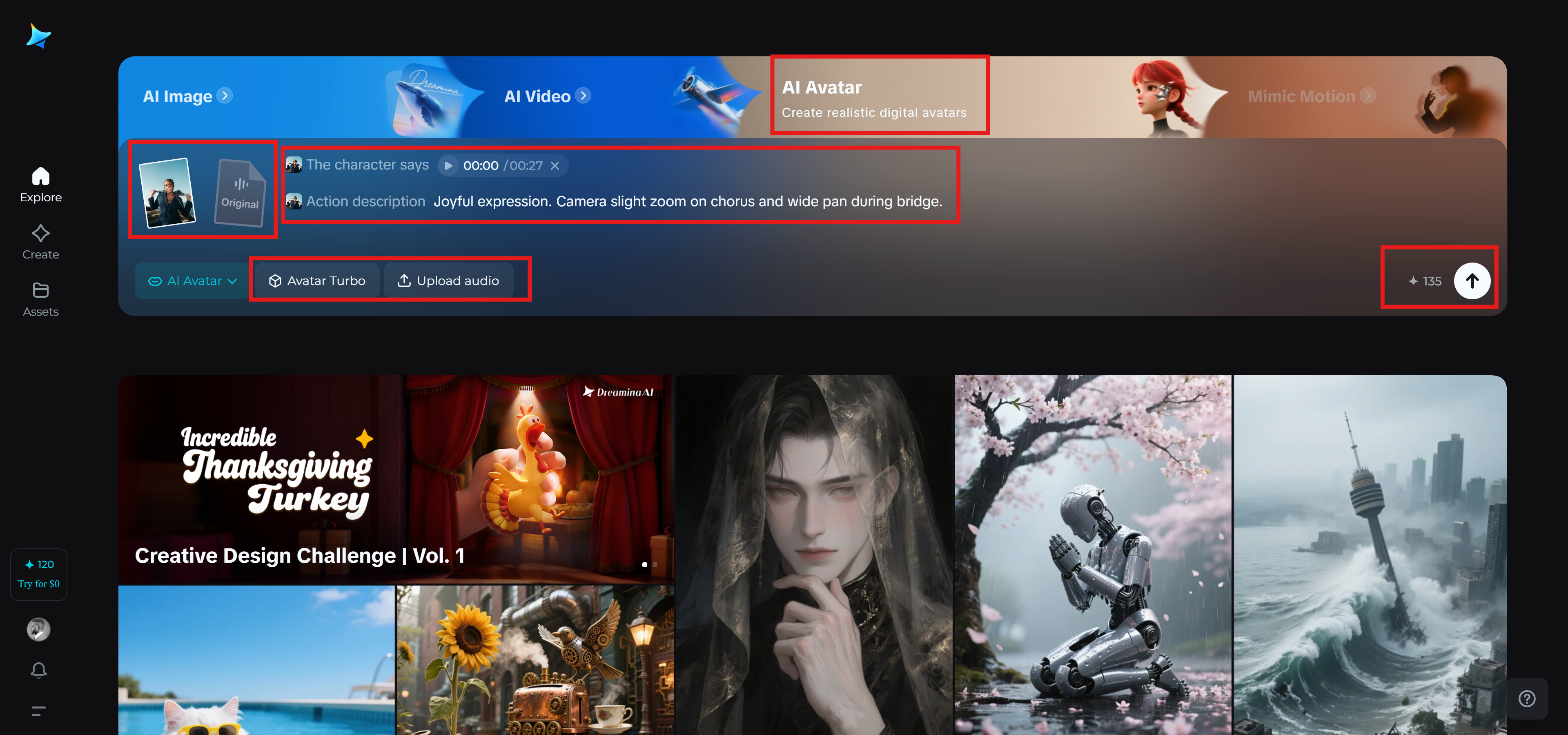 上傳您的照片和 Suno AI 音頻。