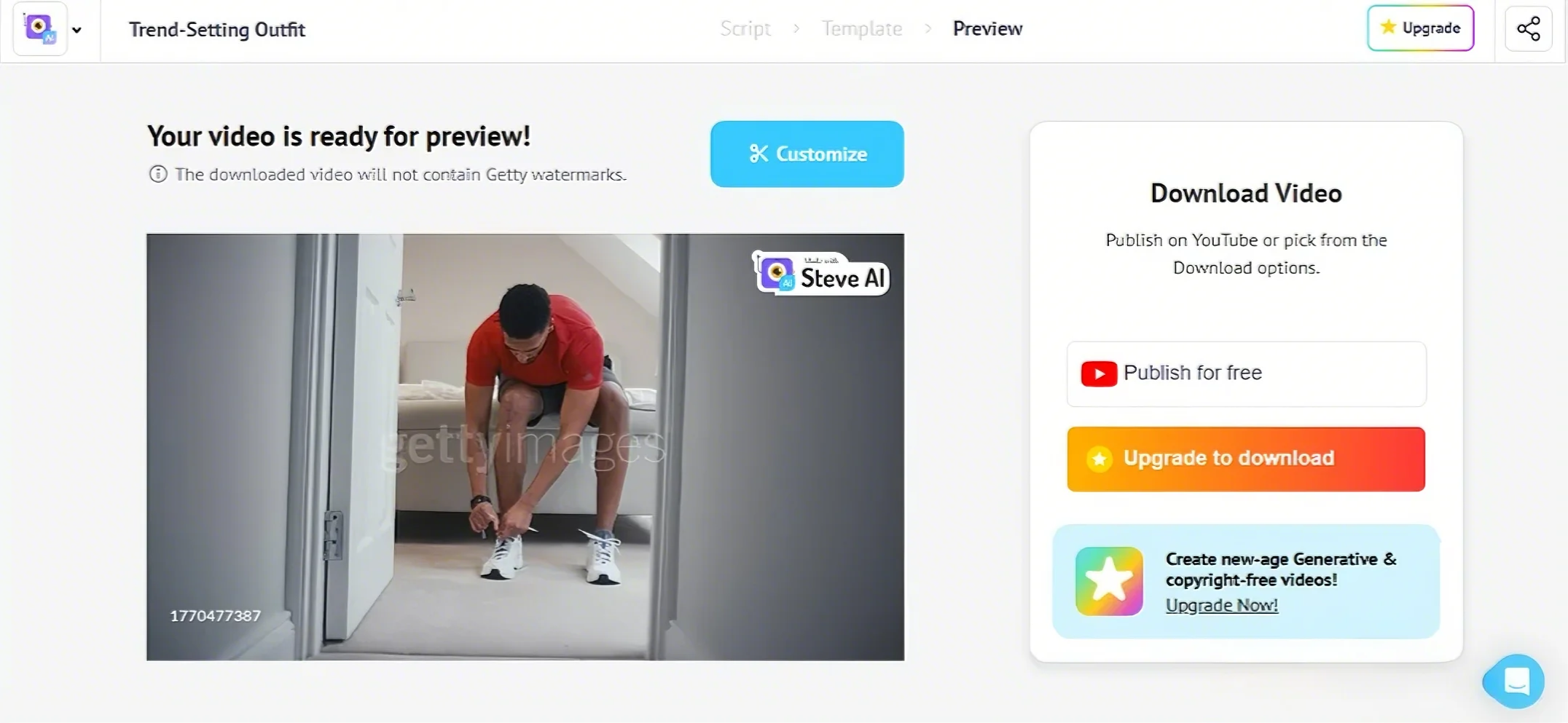 Online TikTok video ai generator