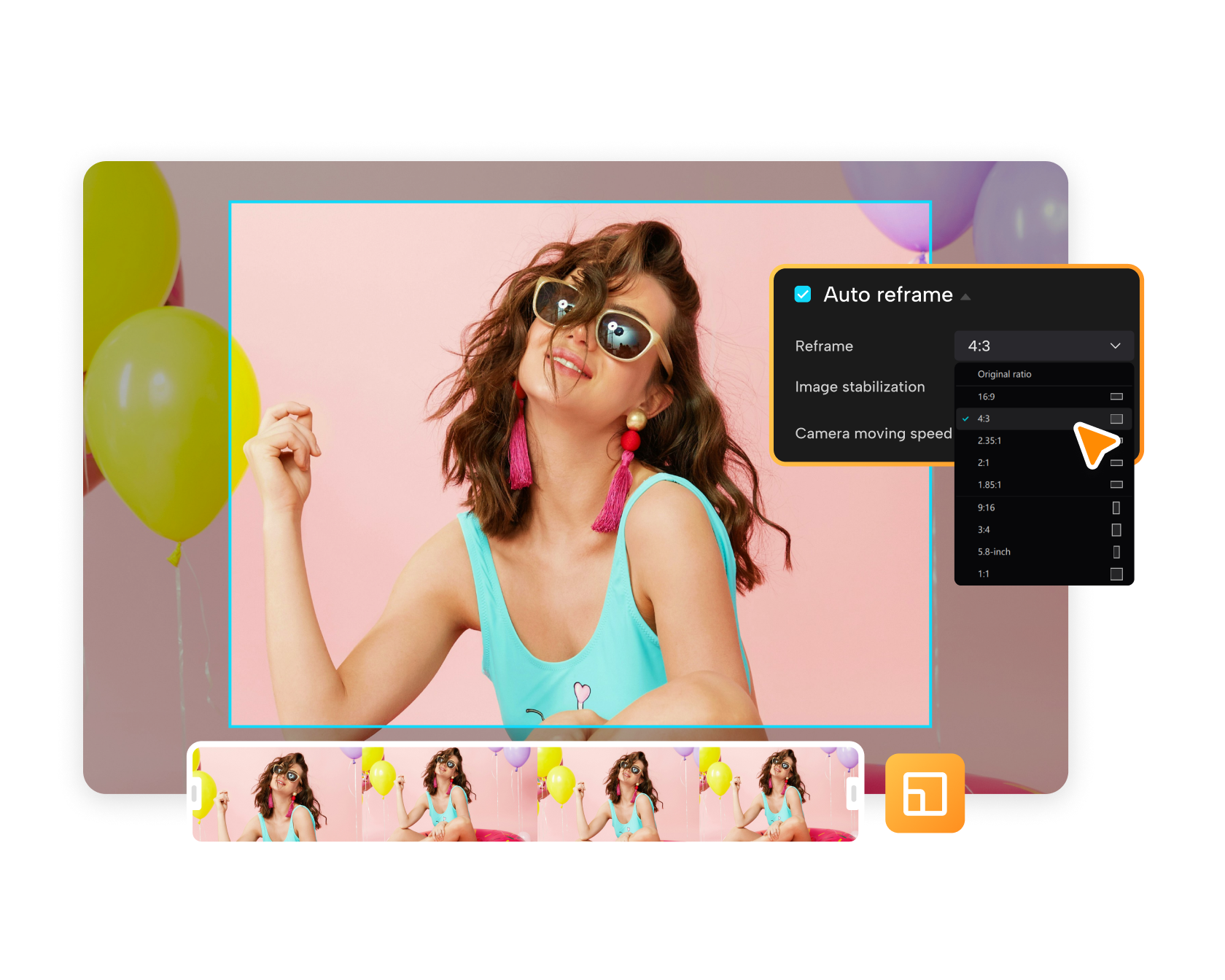 Auto Reframe Video