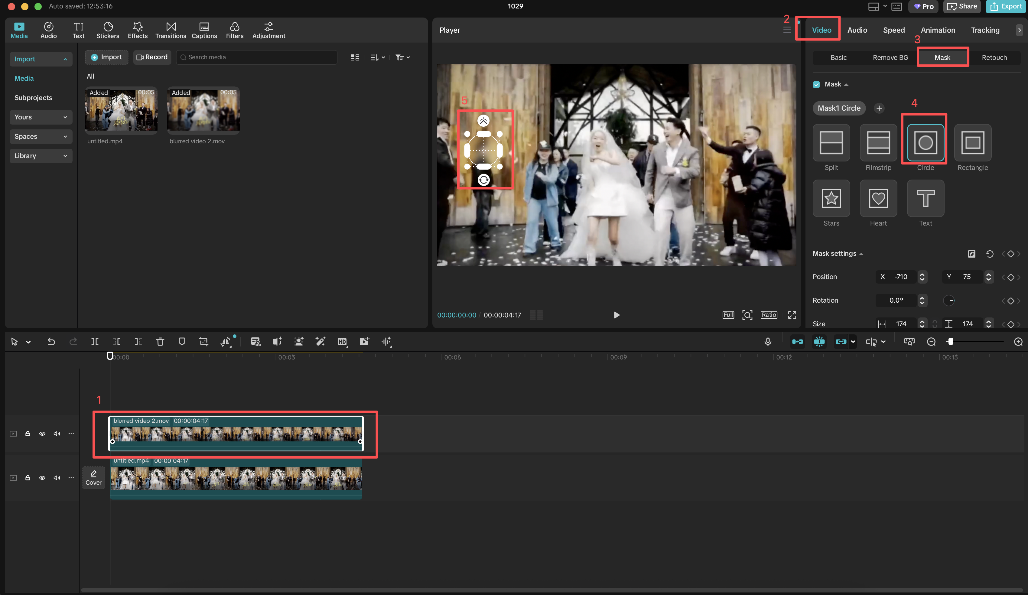 how to use mark on CapCut
