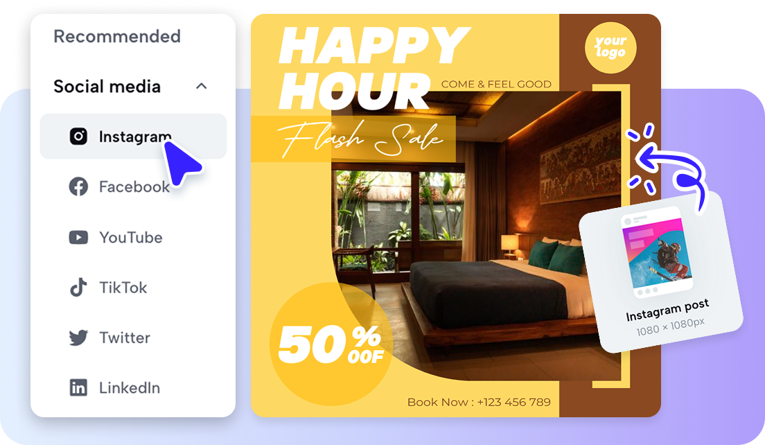 Seamless font integration for social media