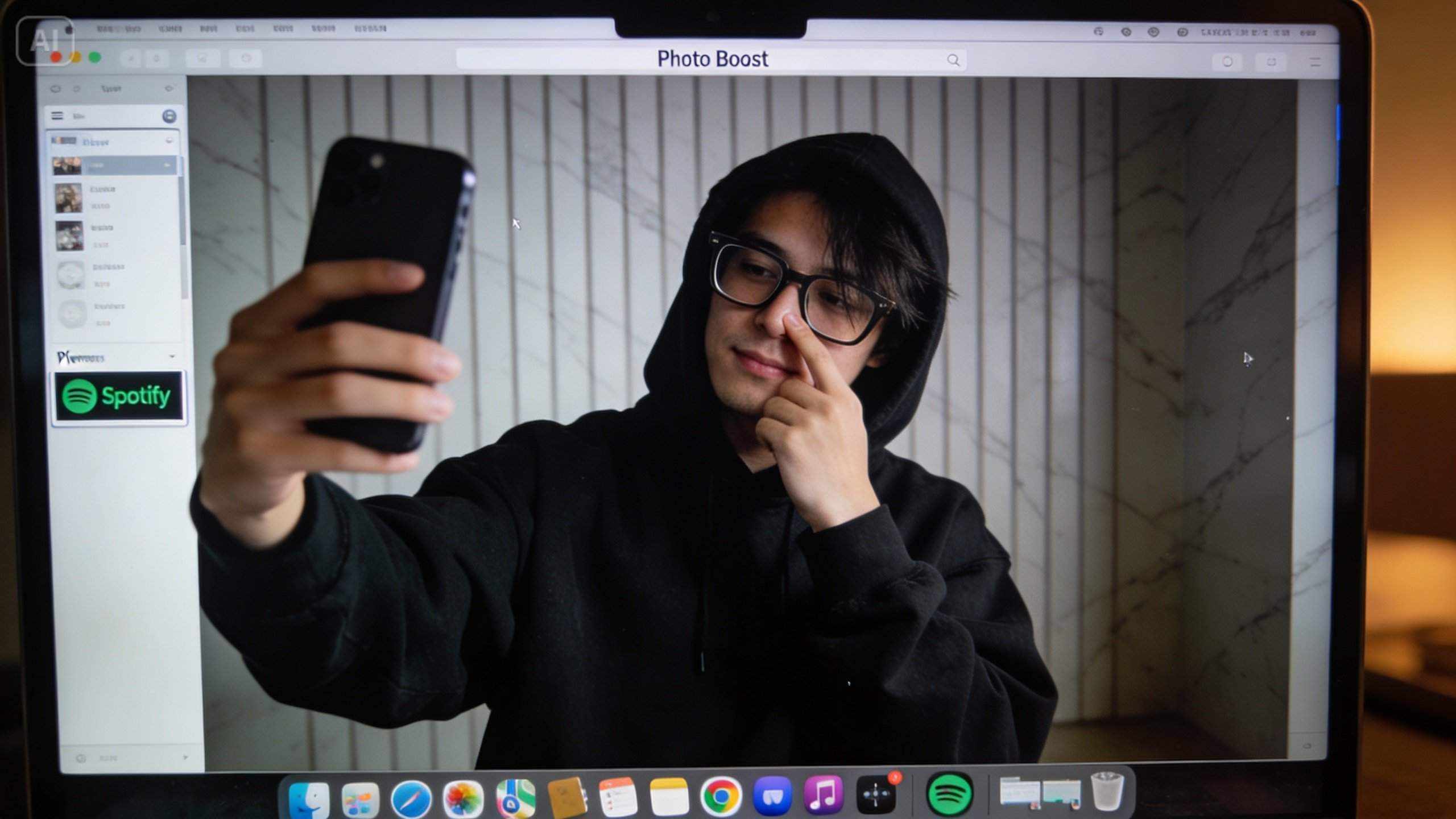 get polished selfie