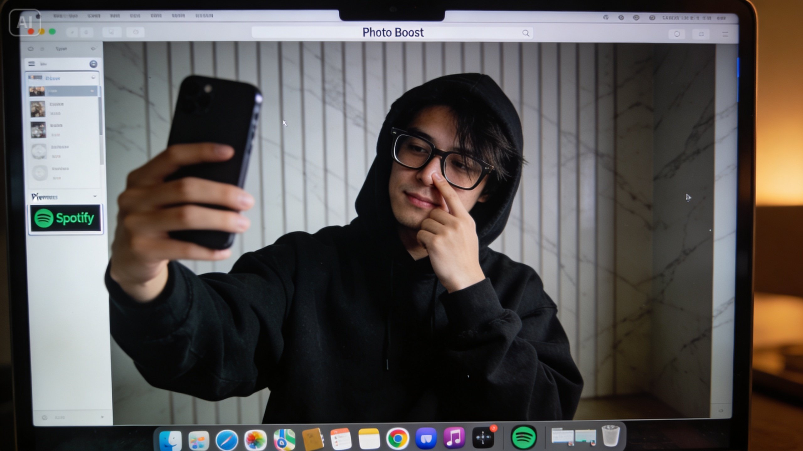 get polished selfie