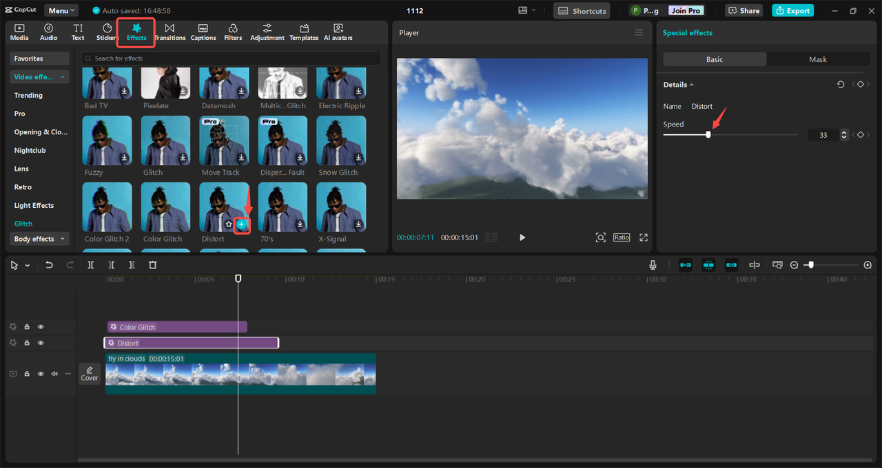 Add free VFX 