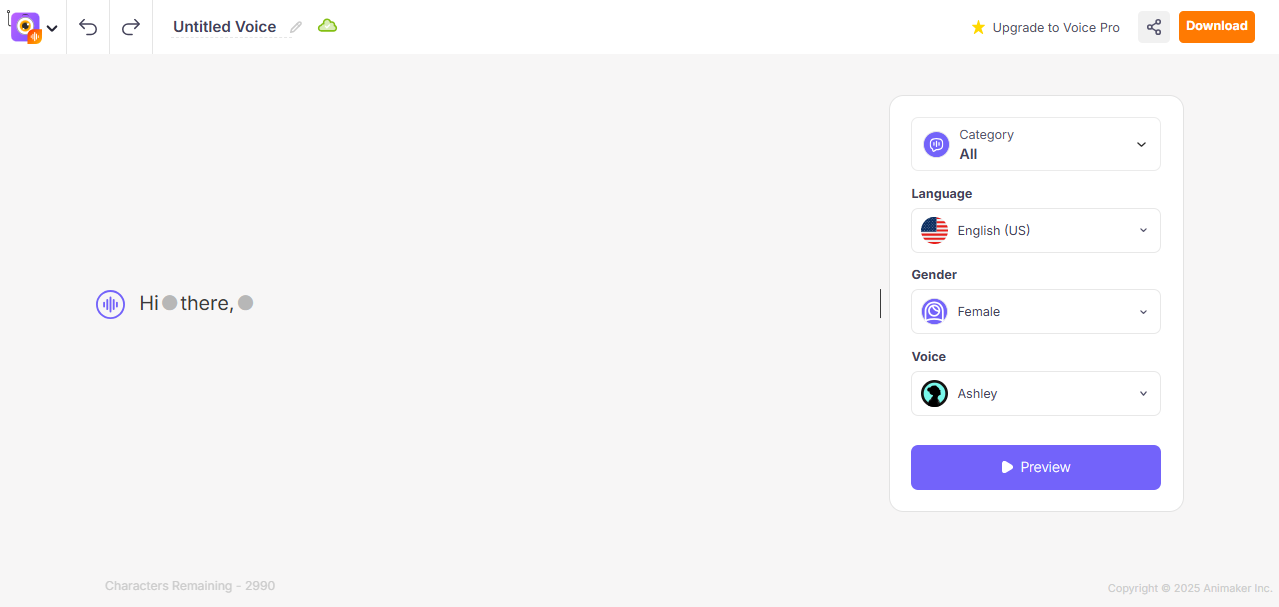 Animaker meme voice generator