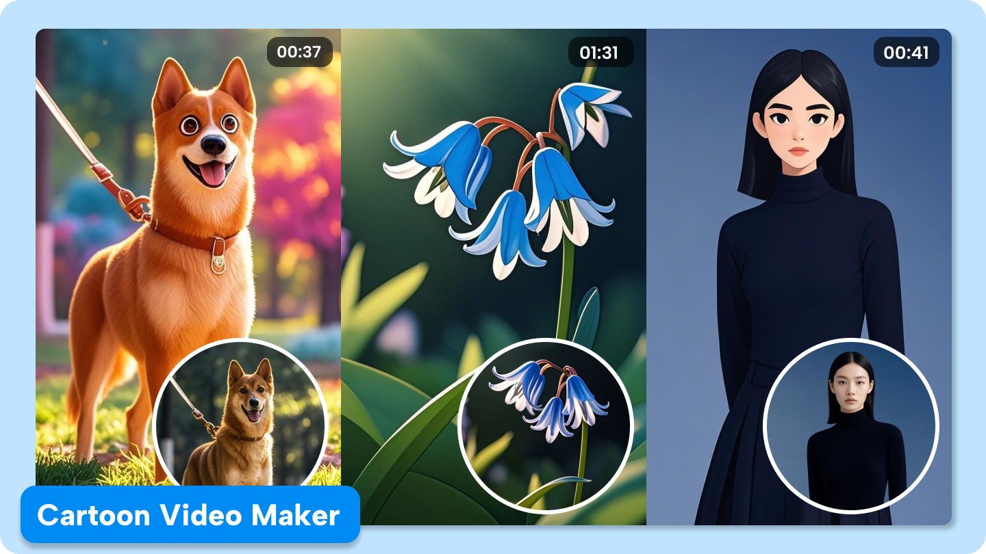 Cartoon video creator app
