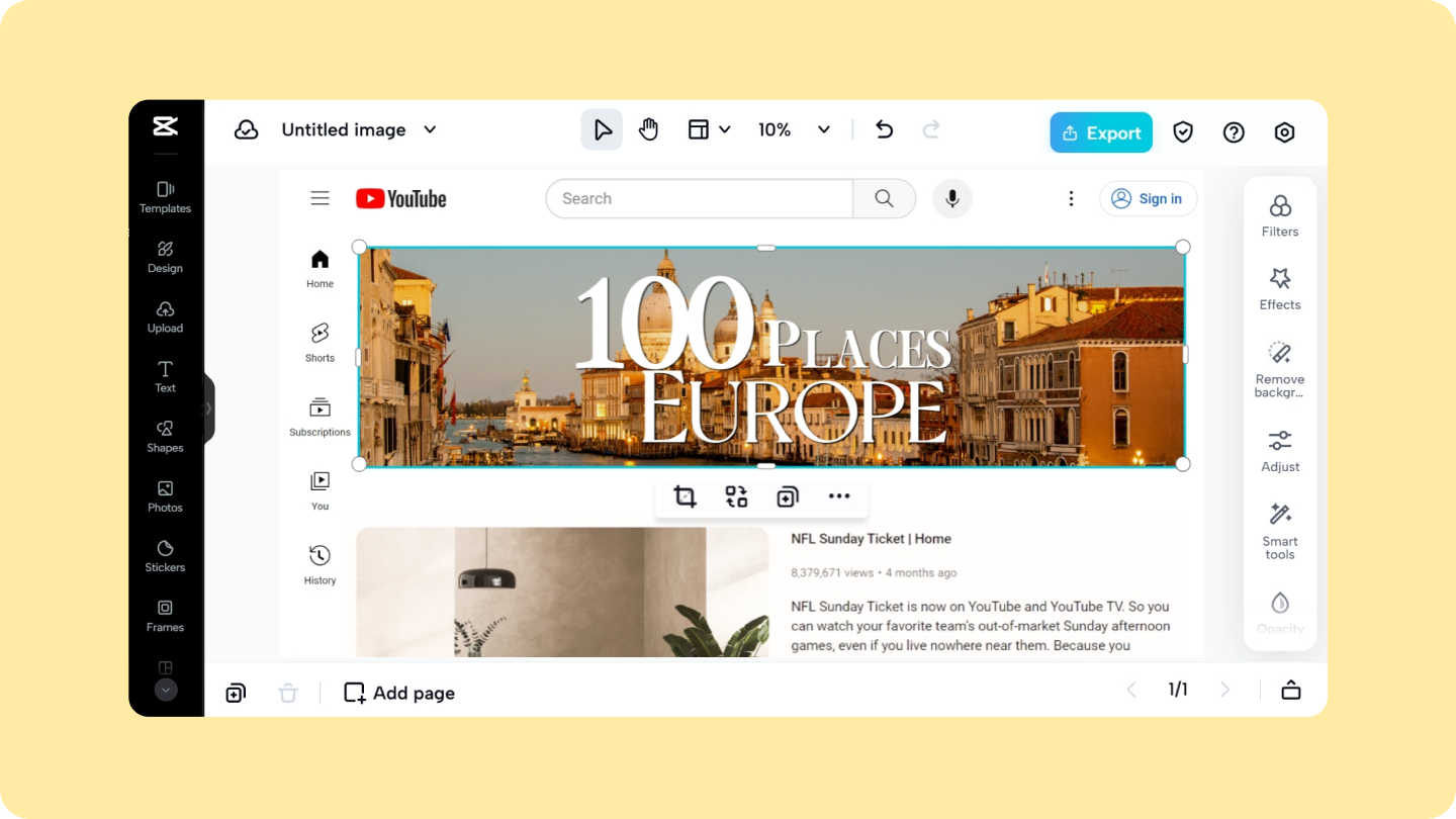 Twórca banerów youtube online
