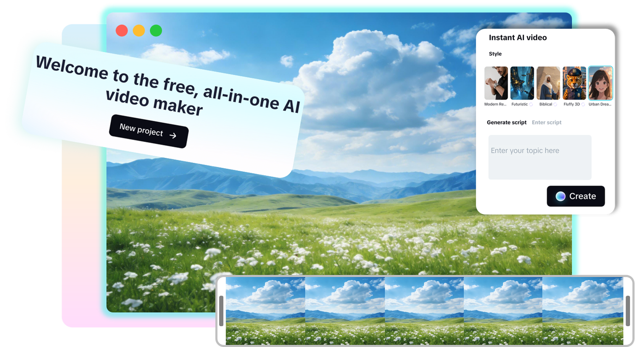 Best Free AI Video Maker Overall