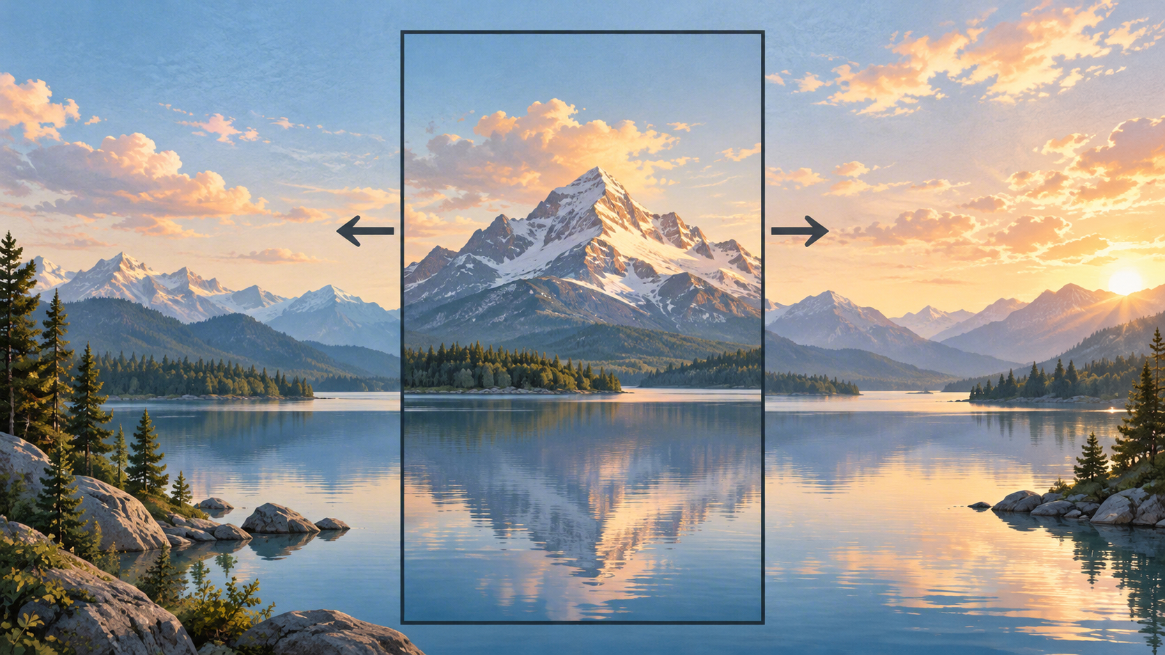 AI Image Outpainting: Extend an Image Without Stretching It