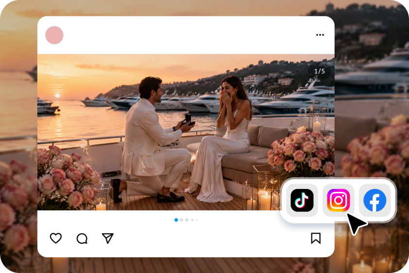 Produce a viral proposal video for social media