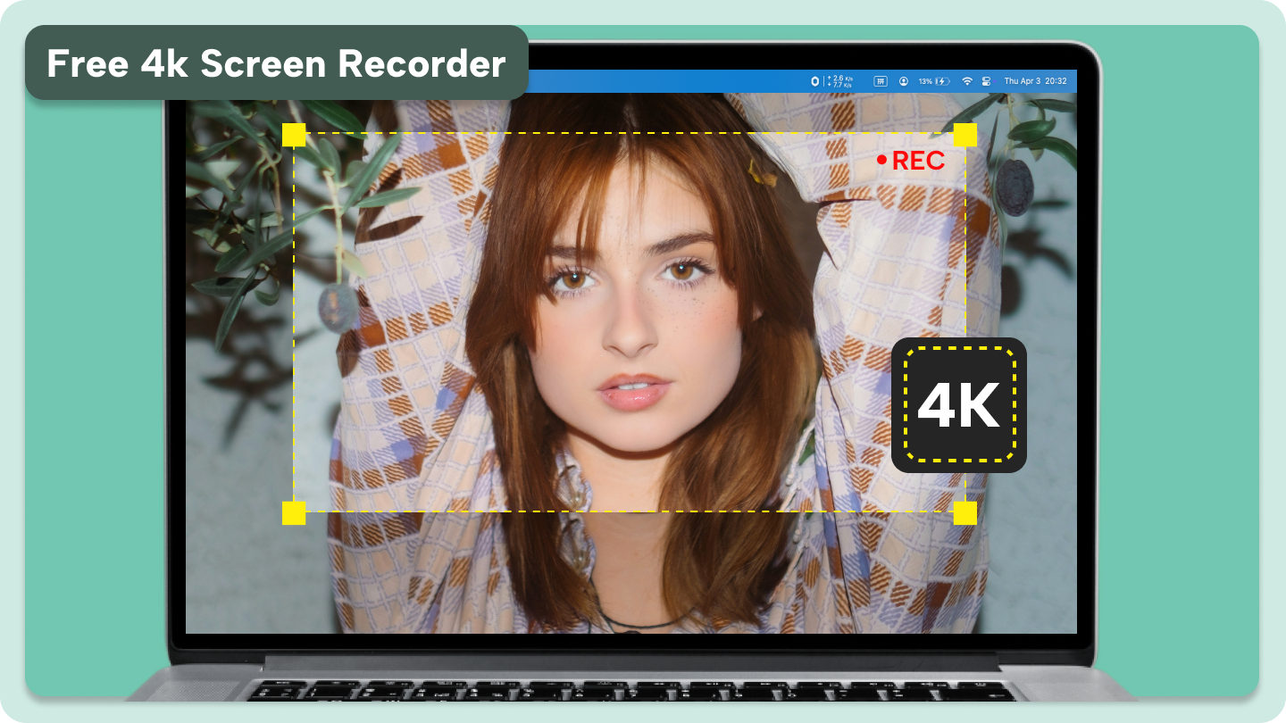 4k képernyő felvevő