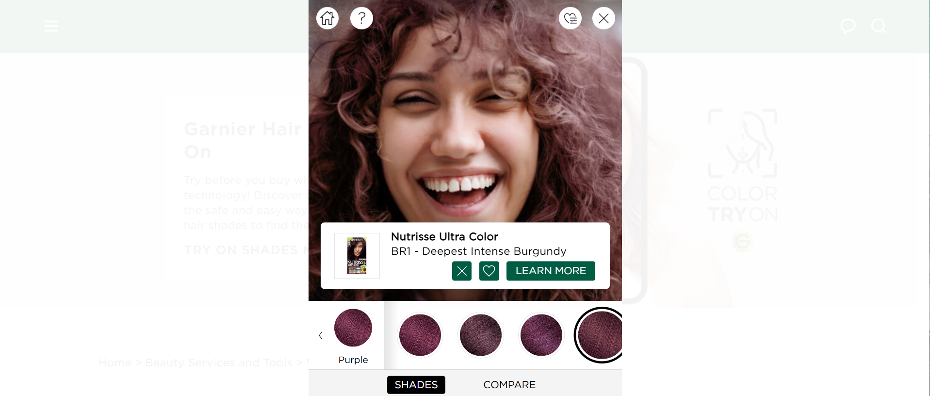 Hair virtual
