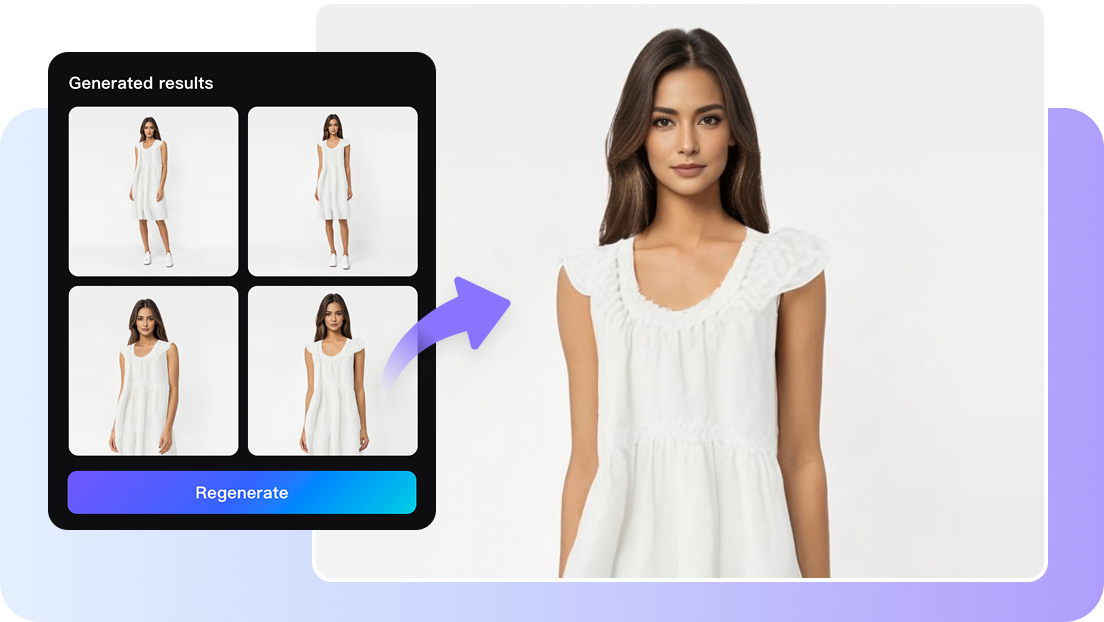 Create AI clothes try-on models for your brand