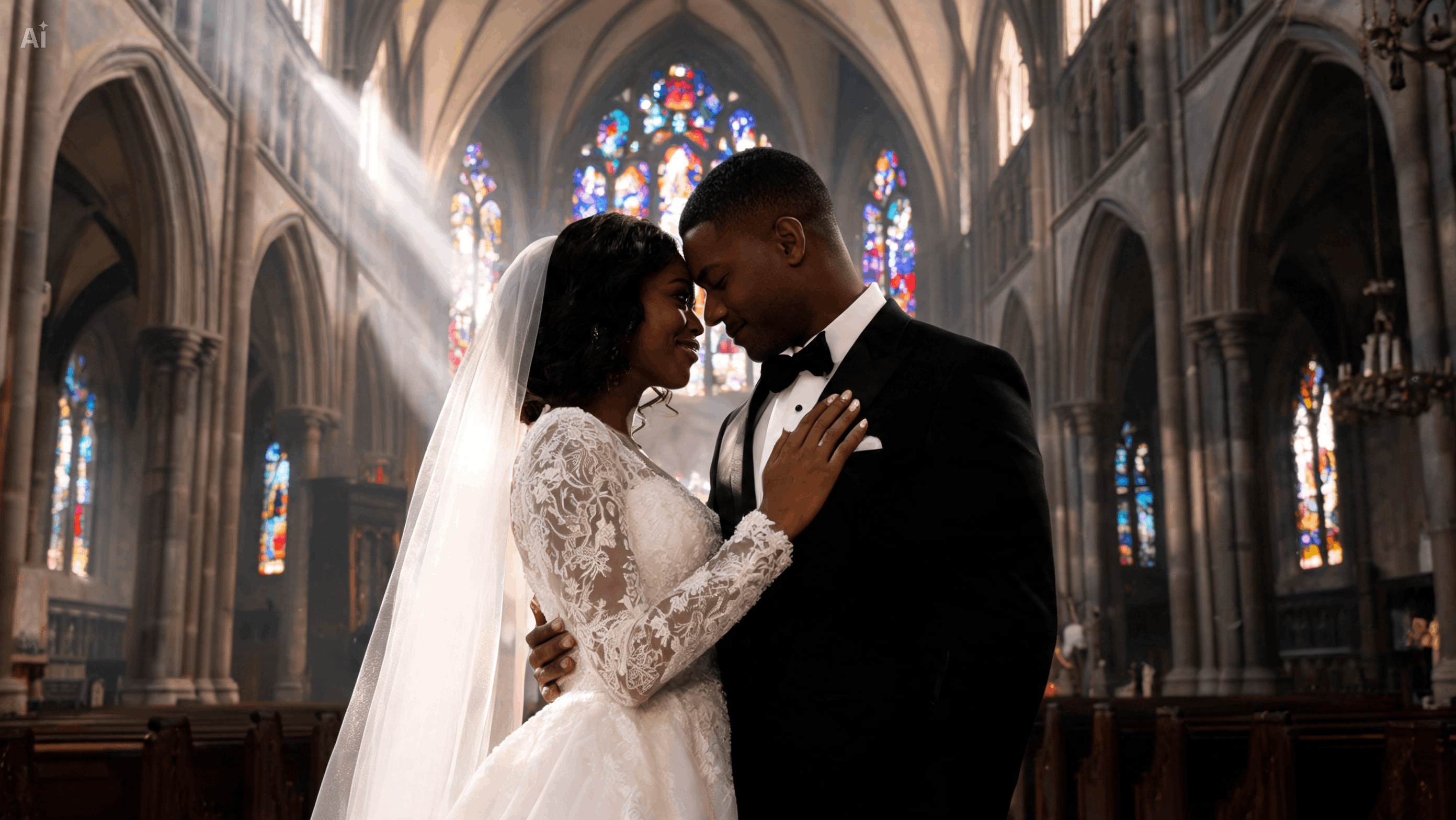 Place A Casual Portrait Into A Wedding Venue