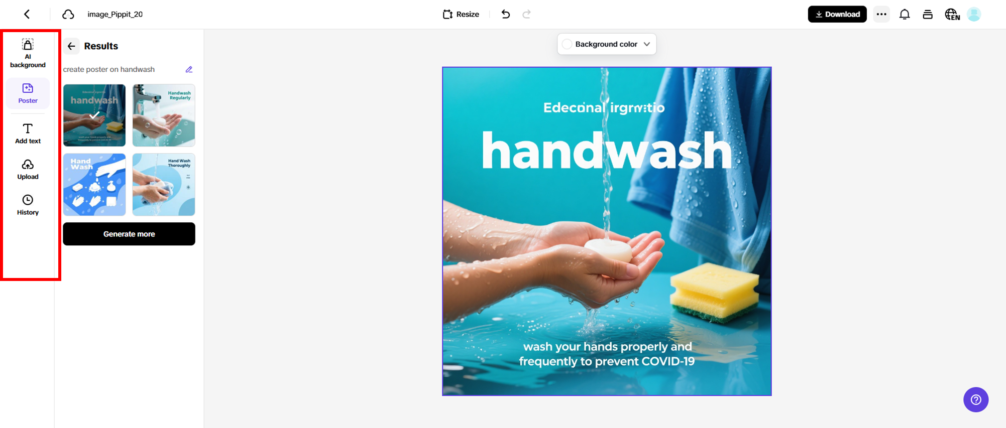 Customize your poster