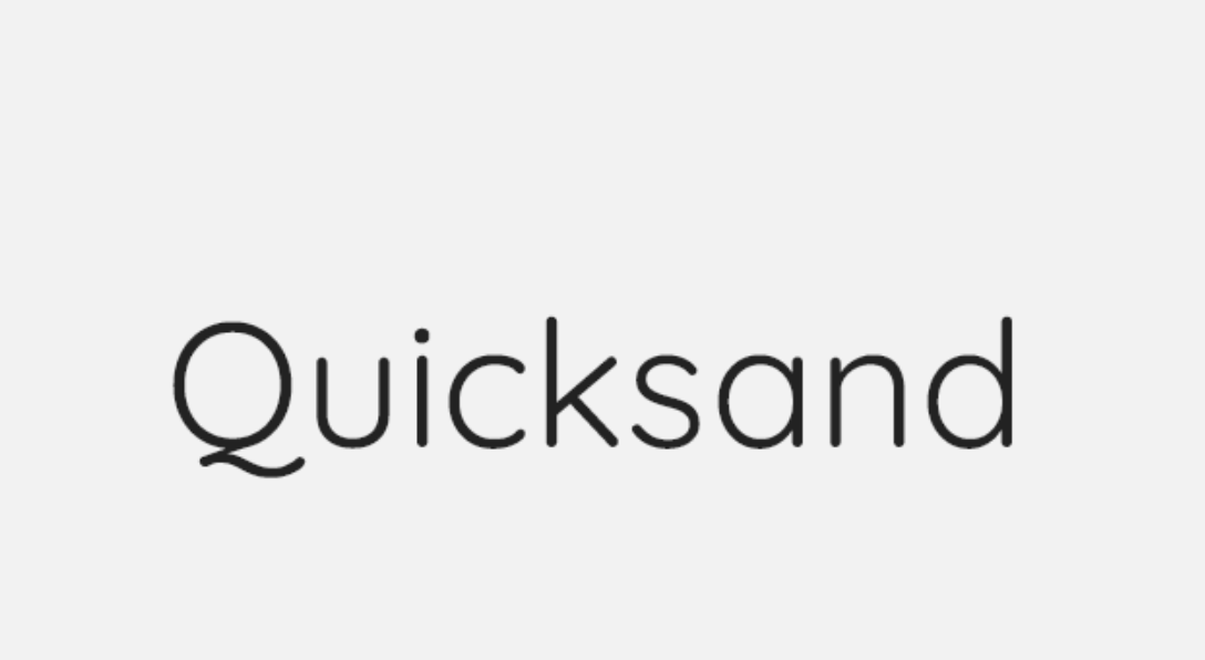 Quicksand Regular Font