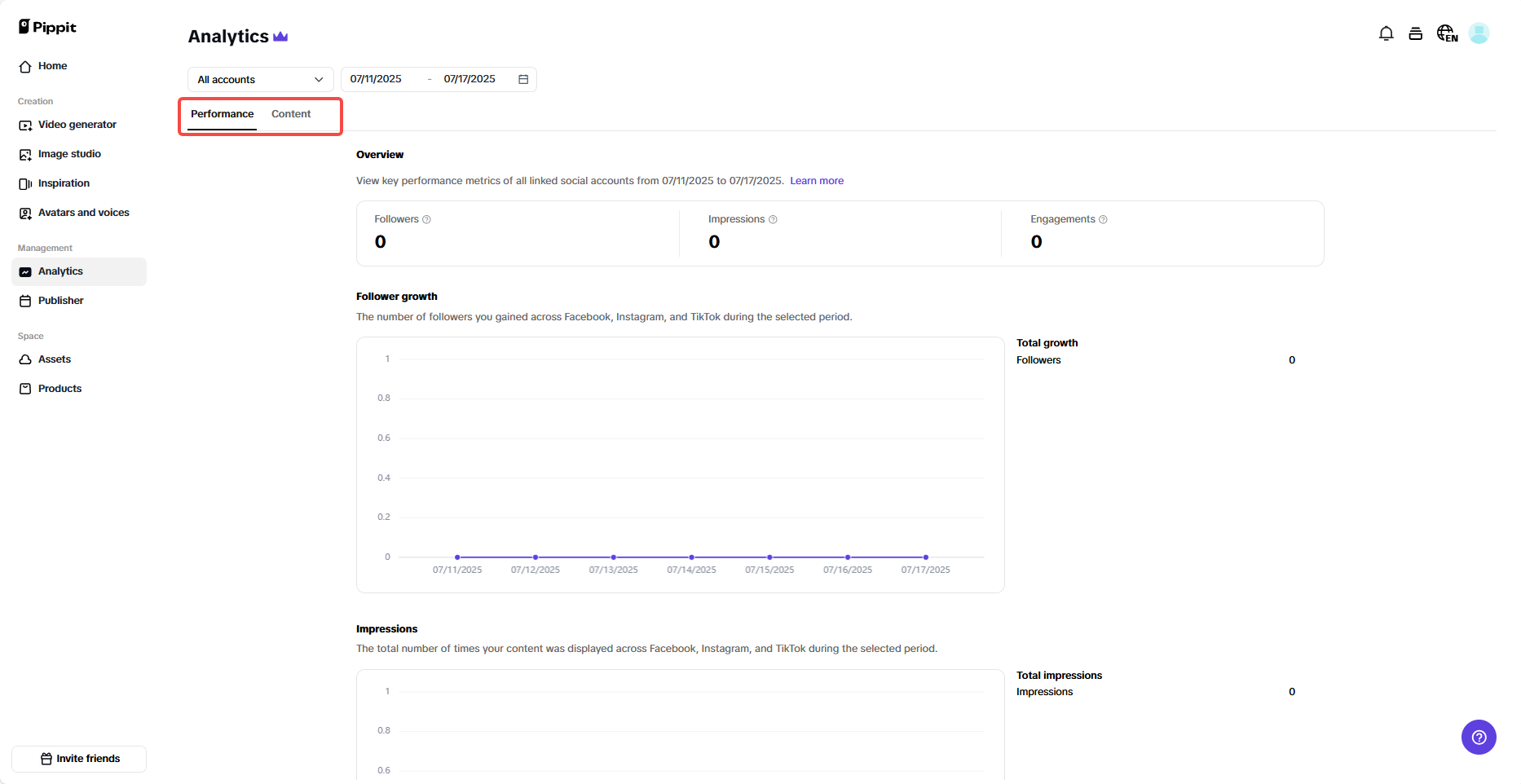 Track and analyze your content