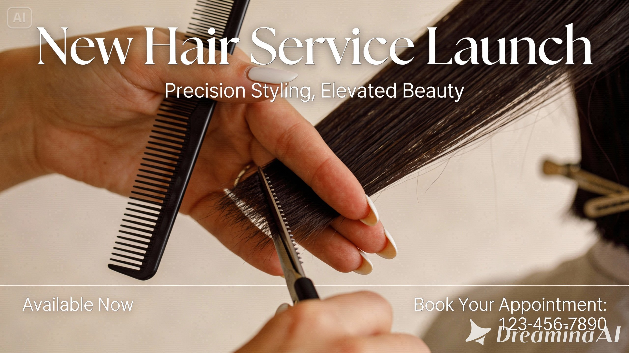 New service launch flyer design