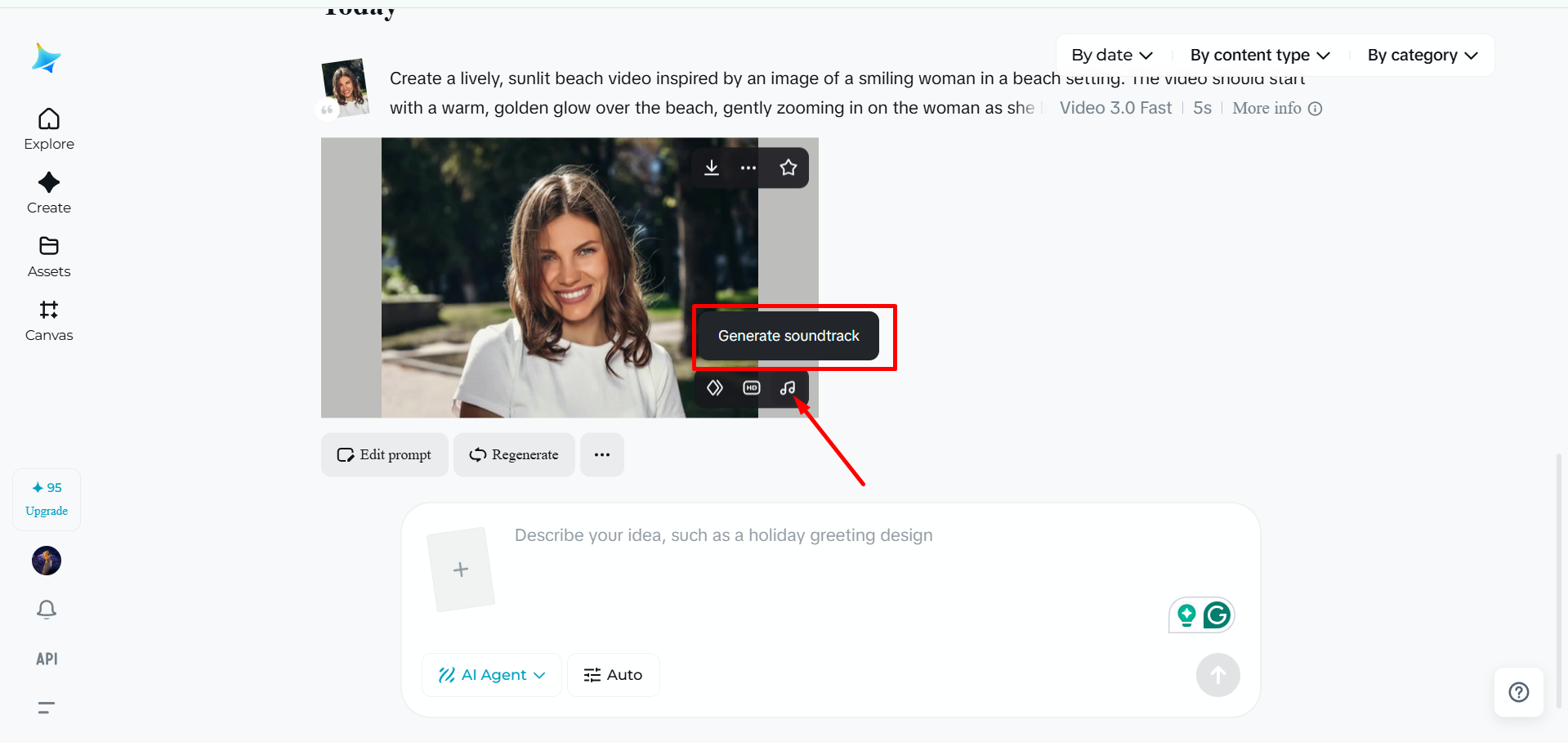 Dreamina is perfect for creating a video from photos with soundtracks