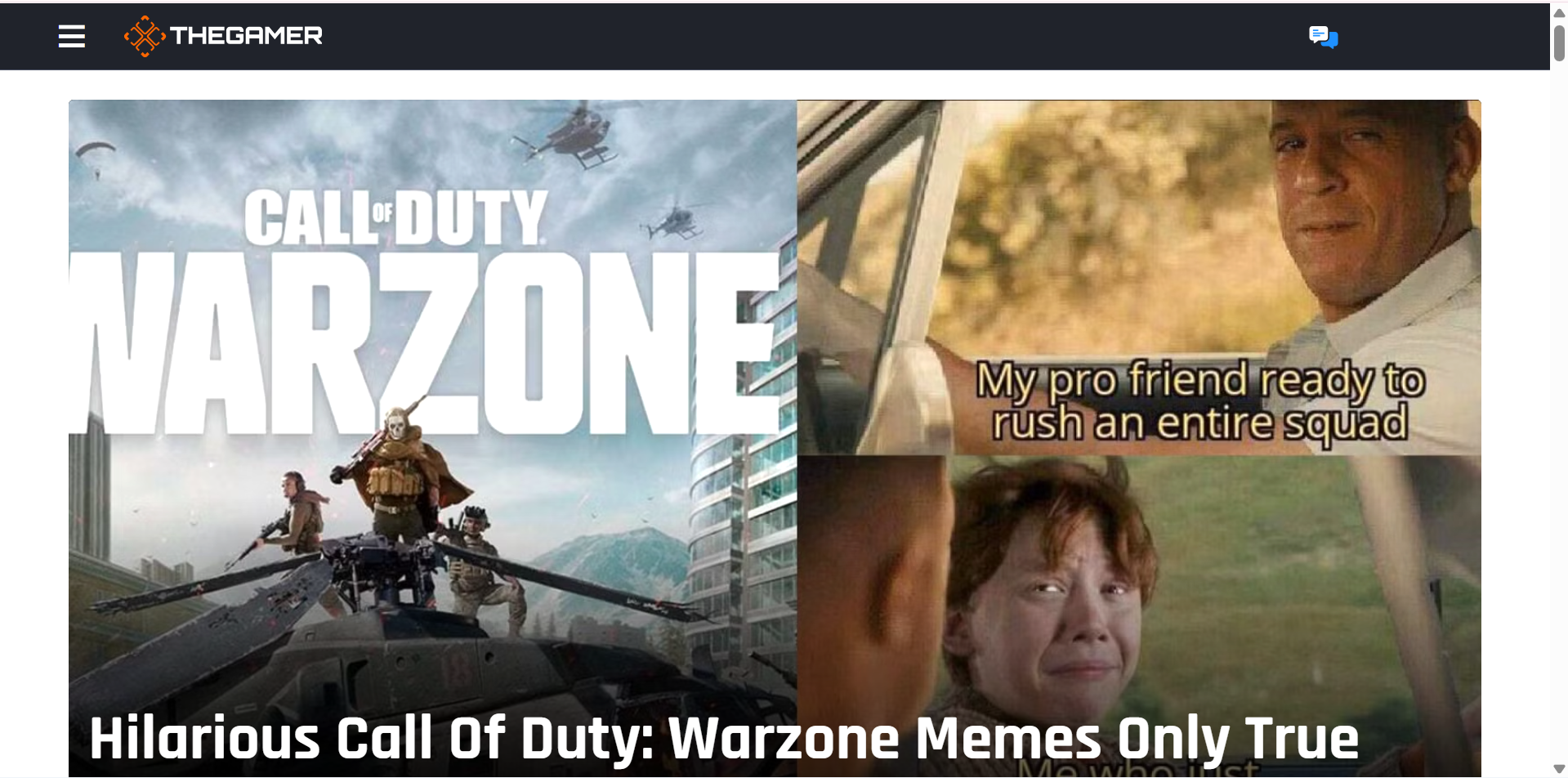 TheGamer - ideal platform to find Call of Duty memes