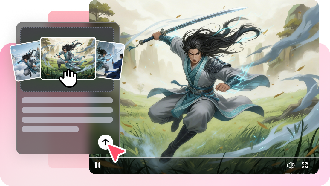 Konvertera bild till en AI-kampvideo