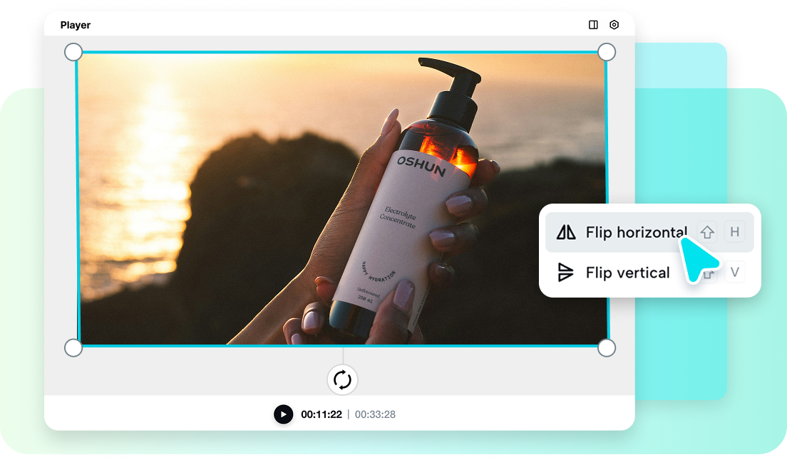 หมุนวิดีโอให้ได้มุมที่ต้องการ