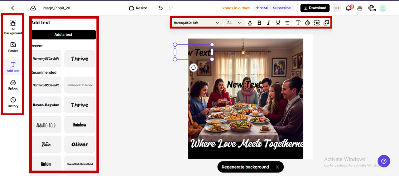 I-edit ang iyong poster