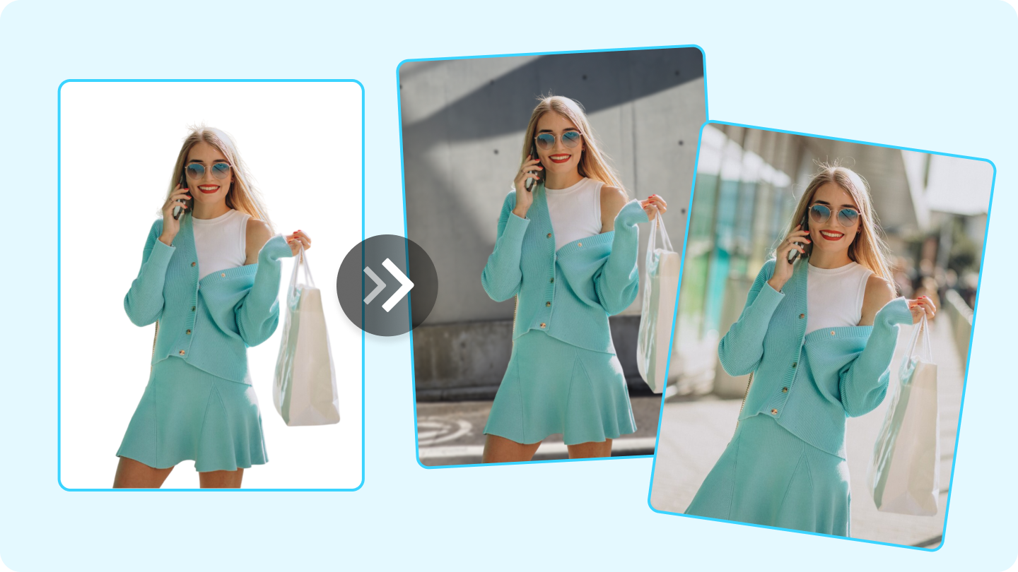 add background to photo online