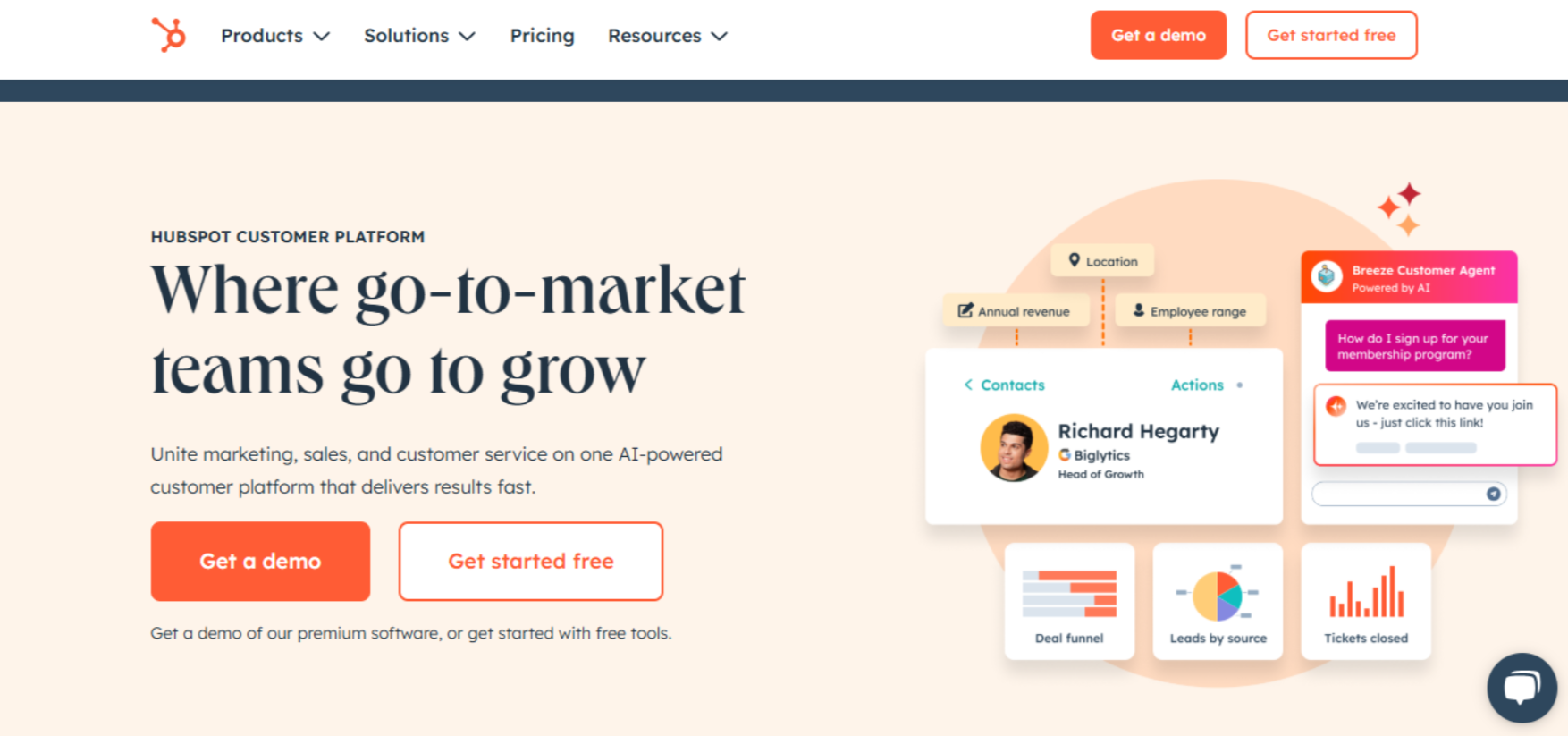 Hubspot marketing automation tool