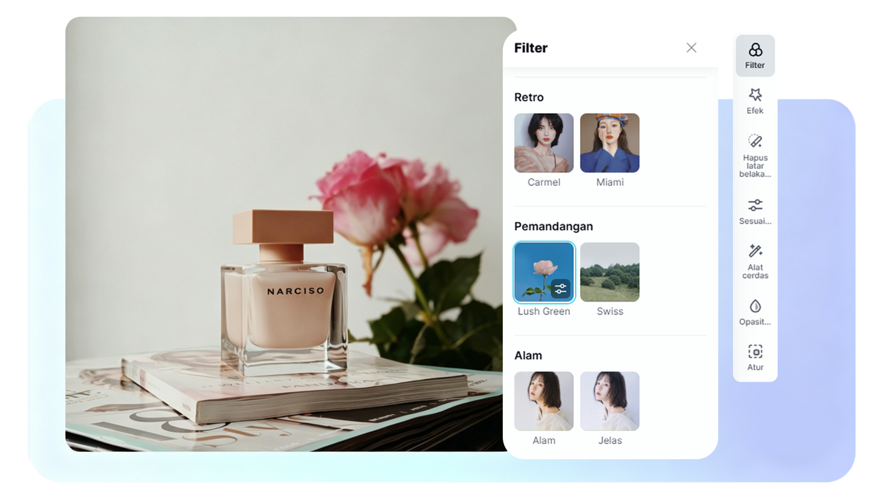 Precise image adjustment in high-resolution export
