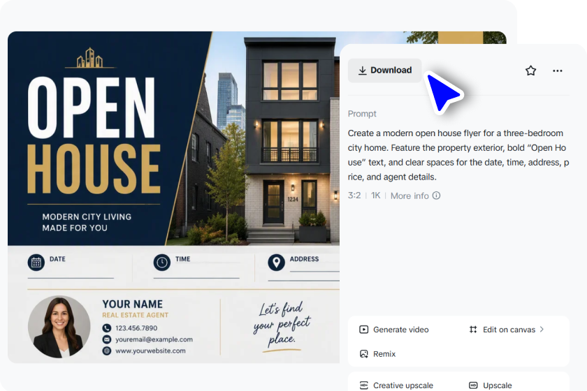 Preview, edit, and export your favorite design