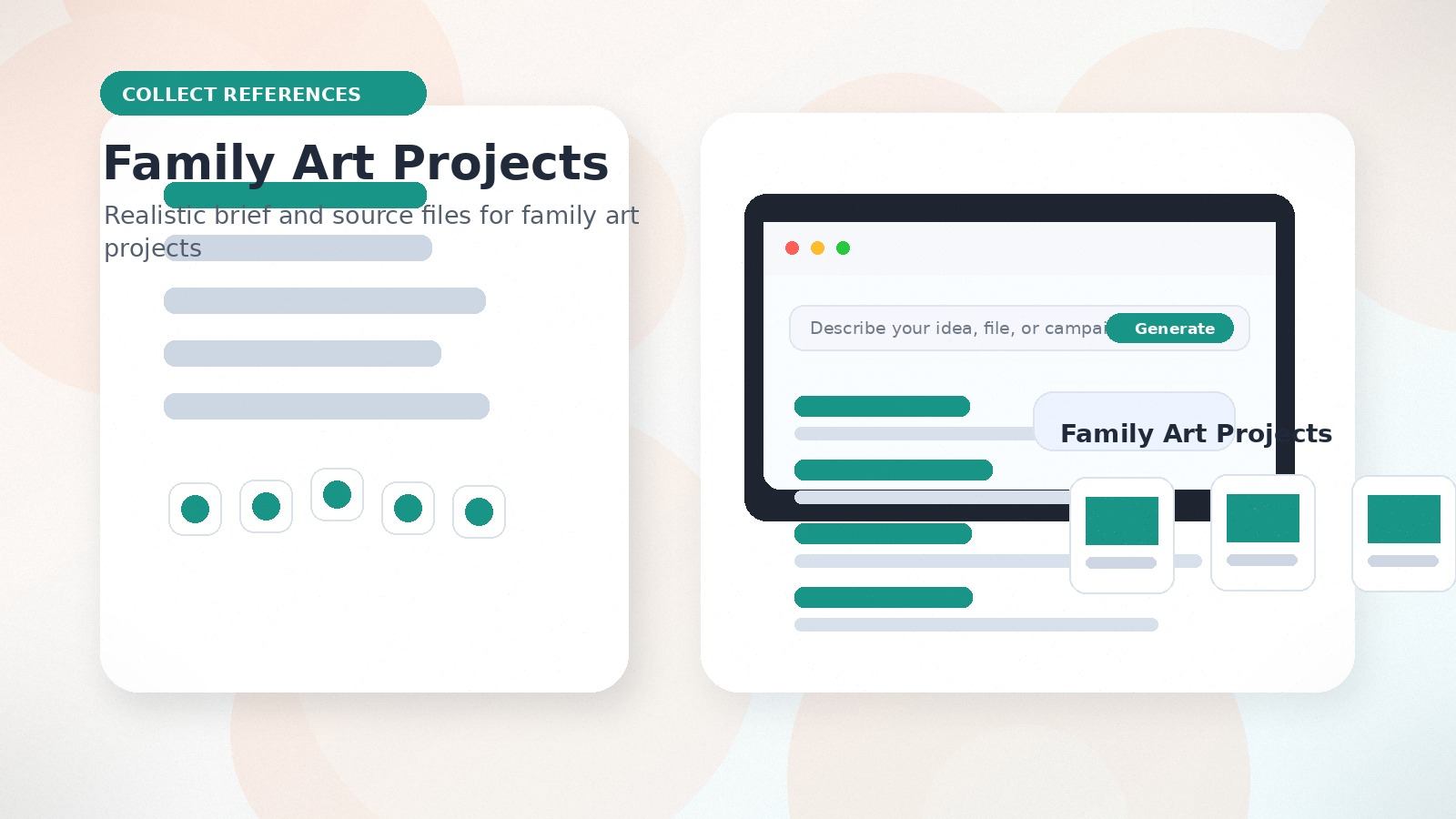 Family Art Projects realistic collect references visual for family art projects