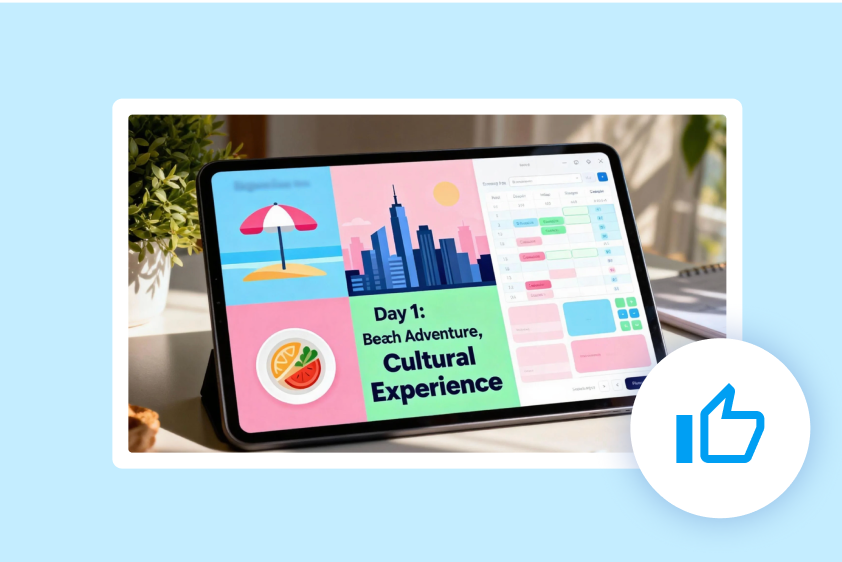 craft beautiful visual itineraries