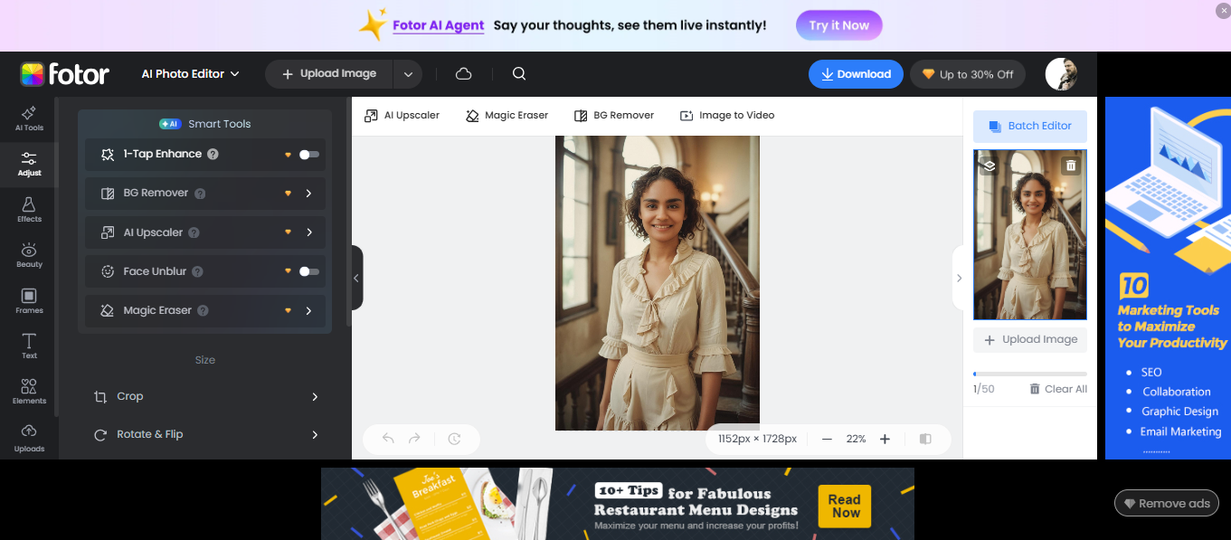 Customize your generated avatar
