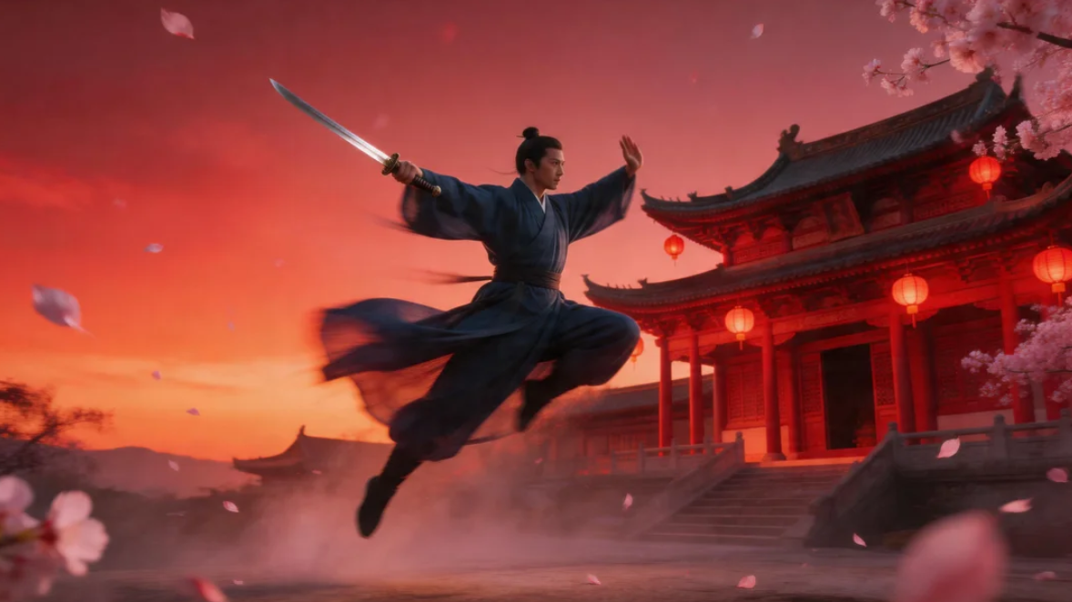 Chinese martial arts visual