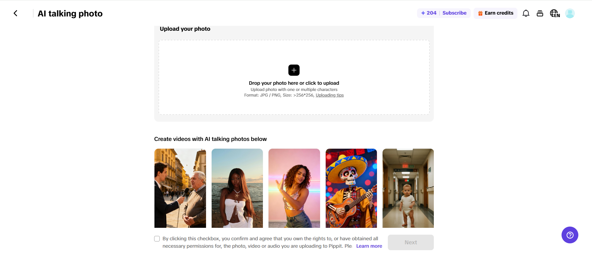 Crie fotos que falam