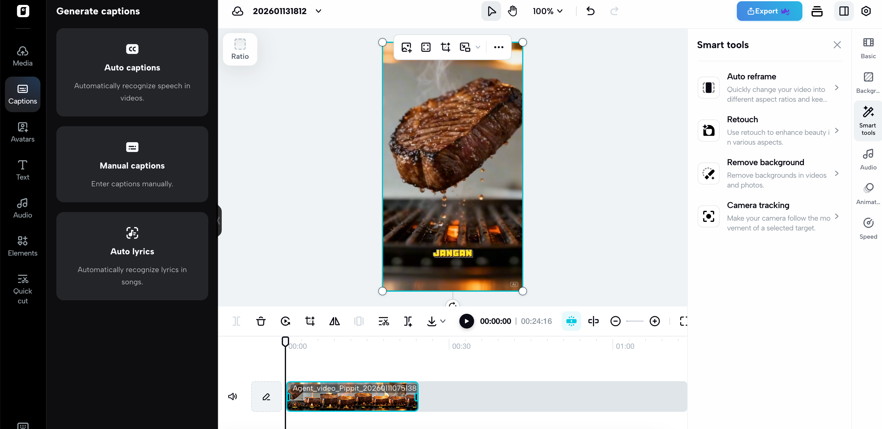 Go to the Assets space