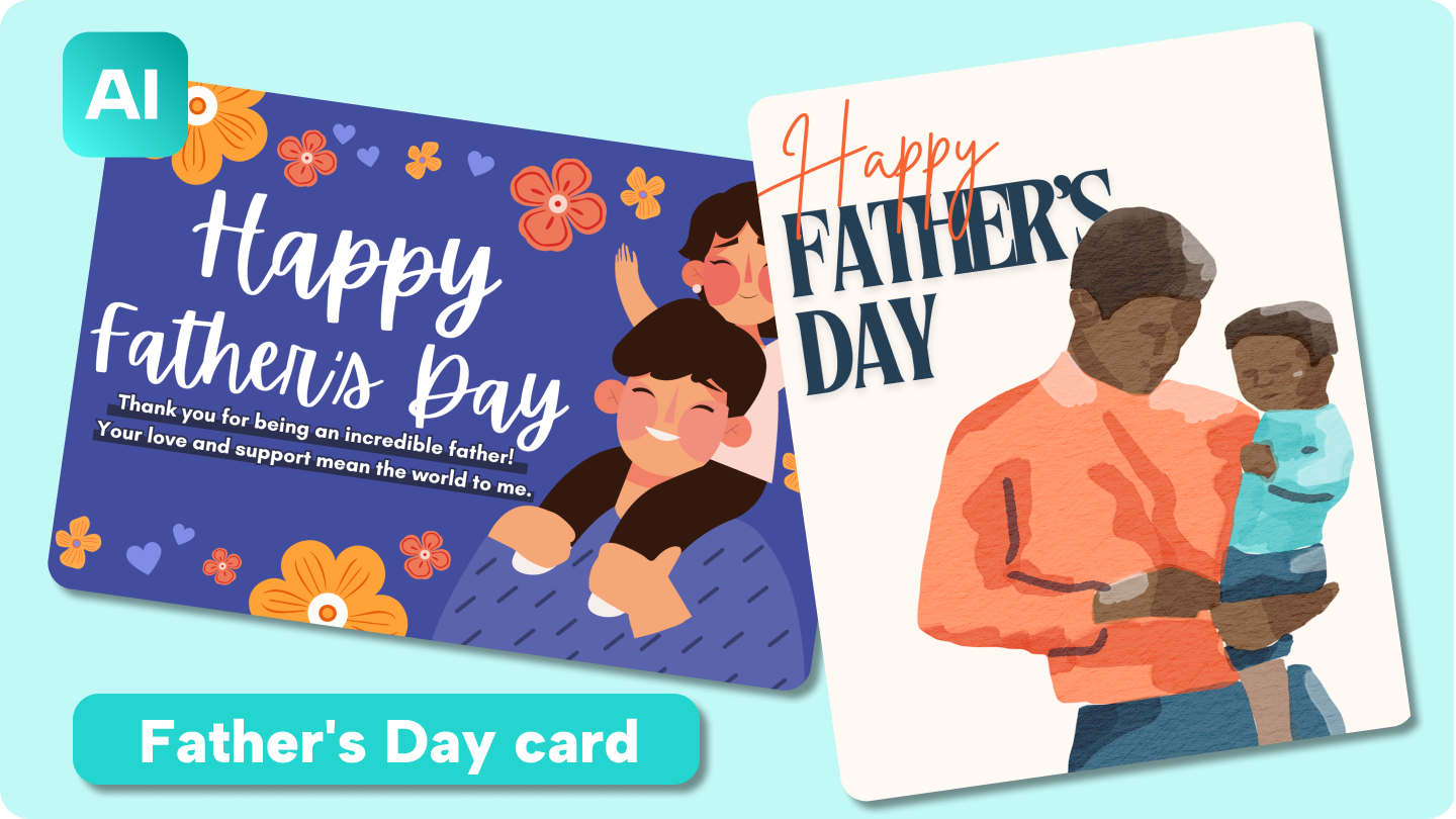 Biglietto per la festa del papà