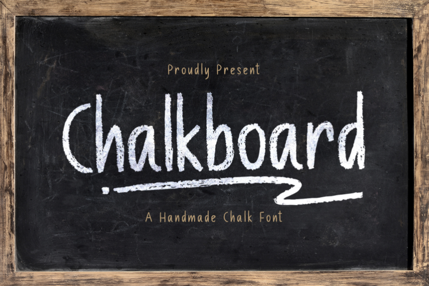 Chalk font