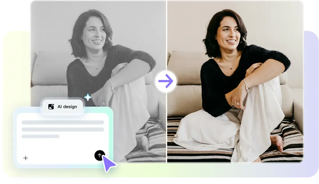 restauração de fotos antigas com CapCut