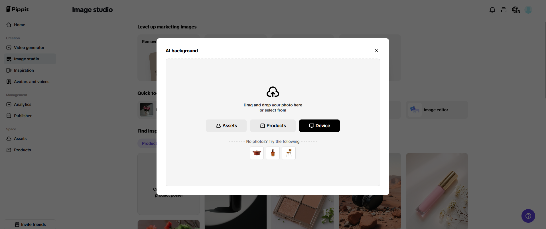 Fundos reais gerados por IA