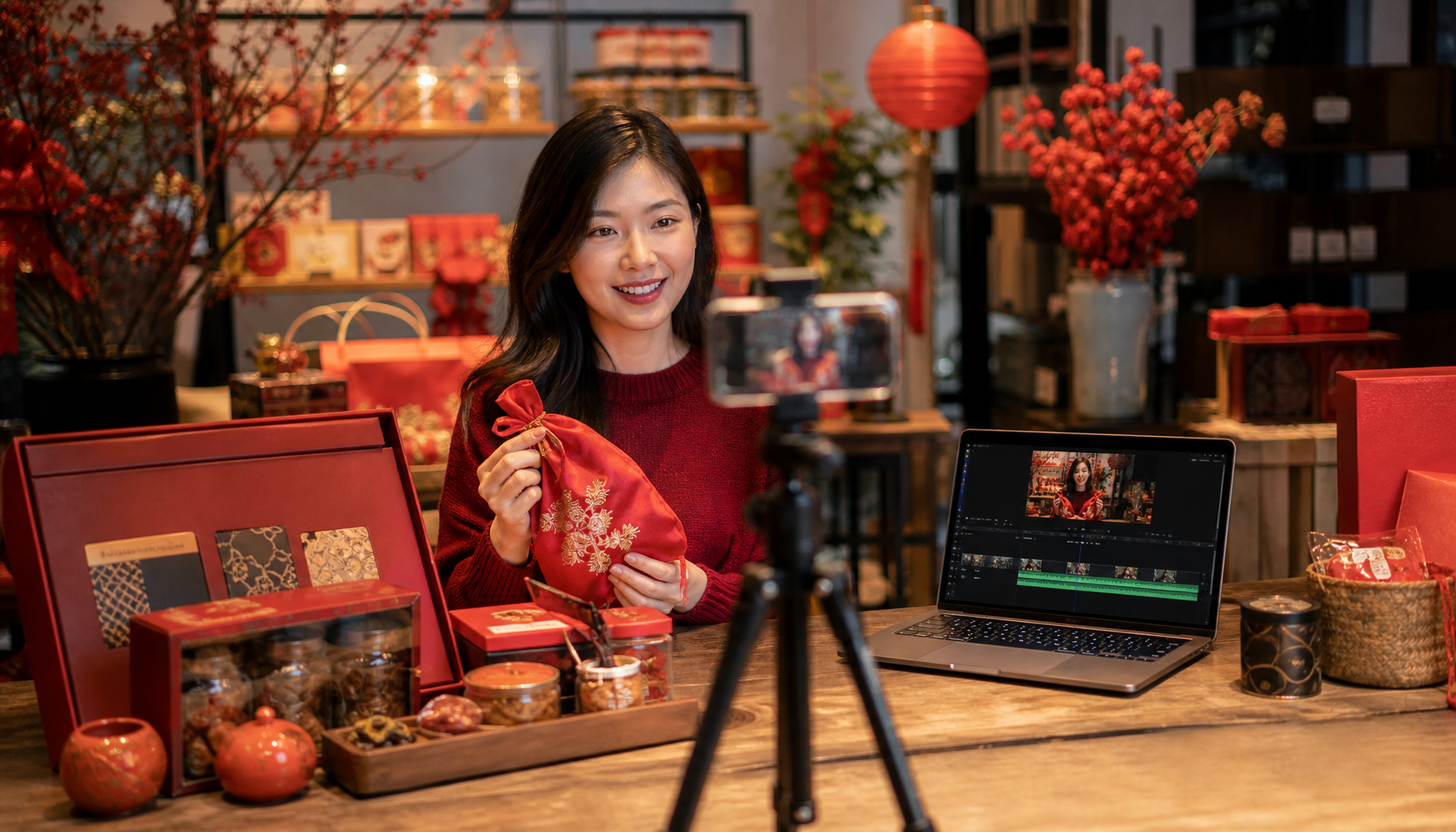 Lunar New Year Small Business Marketing Video Ideas Using AI Video Editing