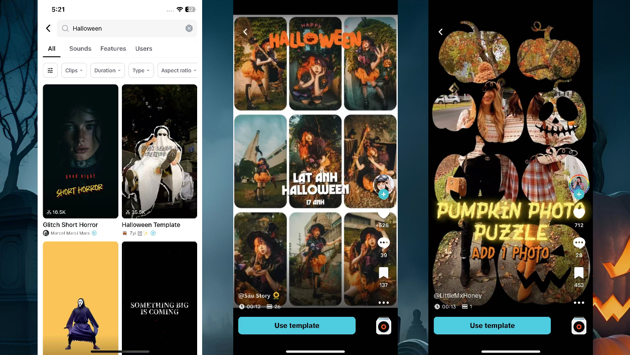 CapCut App for halloween projection videos