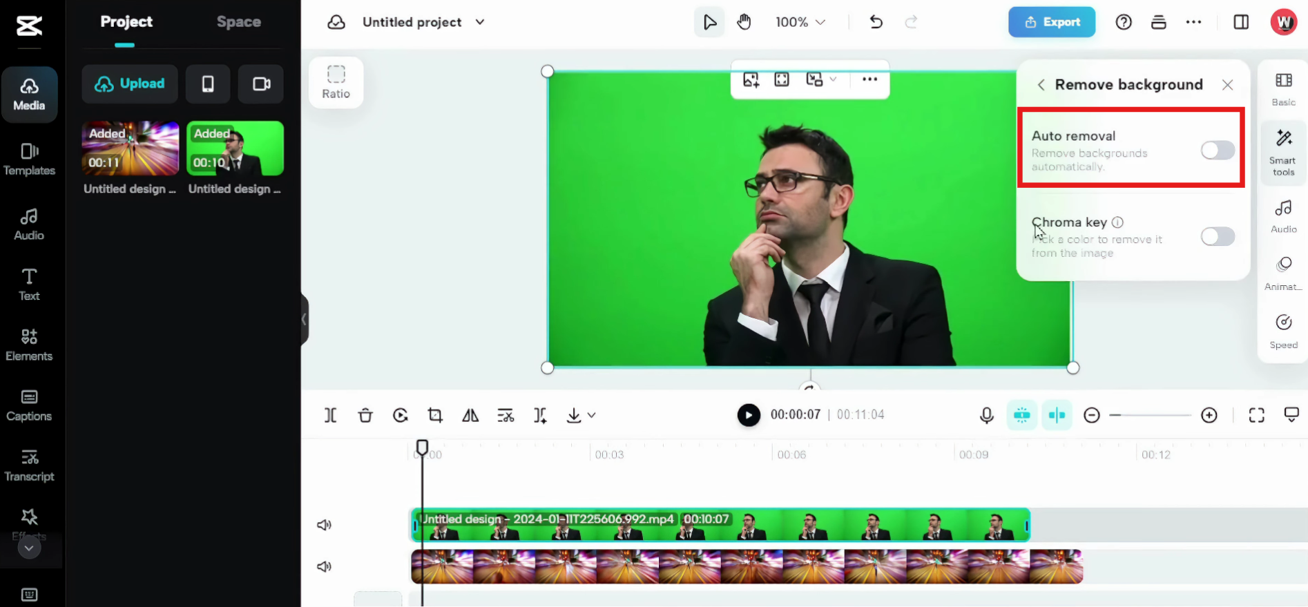 Automatikus eltávolítás